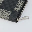 LOUIS VUITTON Damier Graphite Zippy Organizer Long Wallet N61214 LV Auth bs32812-16