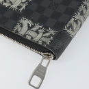LOUIS VUITTON Damier Graphite Zippy Organizer Long Wallet N61214 LV Auth bs32812-15