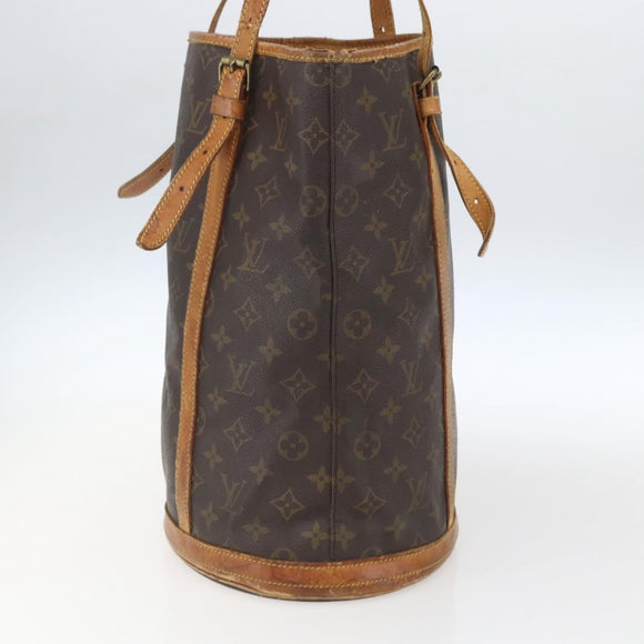 LOUIS VUITTON Monogram Bucket GM Shoulder Bag M42236 LV Auth bs32814