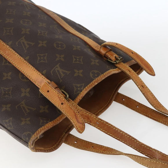 LOUIS VUITTON Monogram Bucket GM Shoulder Bag M42236 LV Auth bs32814