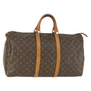 LOUIS VUITTON Monogram Keepall 45 Boston Bag M41428 LV Auth bs32819-1