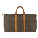LOUIS VUITTON Monogram Keepall 45 Boston Bag M41428 LV Auth bs32819-2