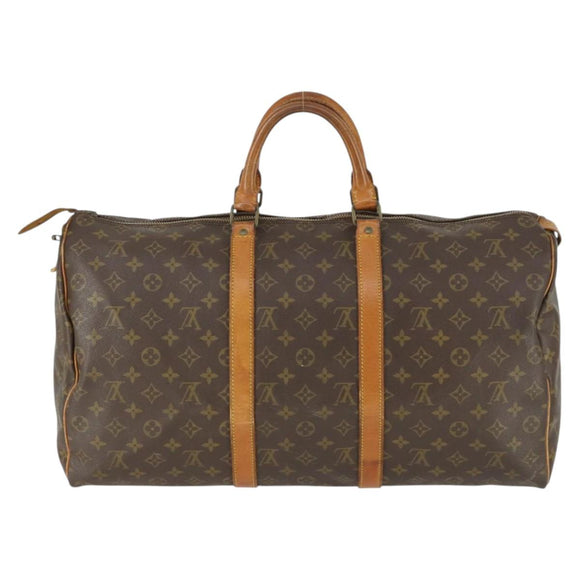 LOUIS VUITTON Monogram Keepall 45 Boston Bag M41428 LV Auth bs32819