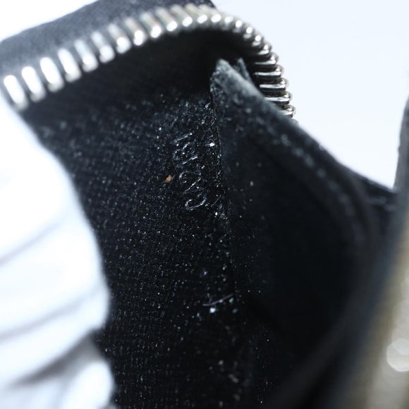 LOUIS VUITTON Epi Zippy Wallet Long Wallet Black M64838 LV Auth bs32820