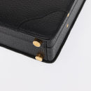 LOEWE Trunk Leather Black Auth bs32822-15