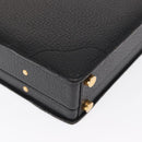 LOEWE Trunk Leather Black Auth bs32822-16