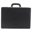 LOEWE Trunk Leather Black Auth bs32822-13