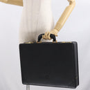 LOEWE Trunk Leather Black Auth bs32822-23