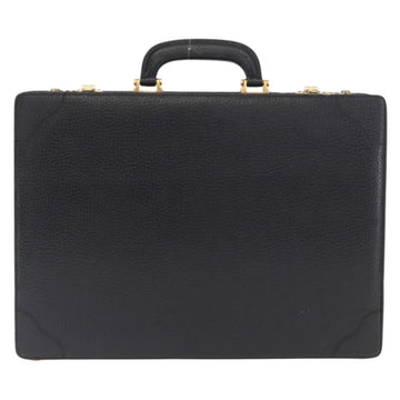 LOEWE Trunk Leather Black Auth bs32822 - 0