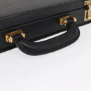 LOEWE Trunk Leather Black Auth bs32822-7