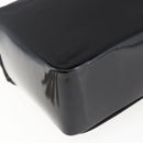 GUCCI Bamboo Hand Bag Nylon Black Silver Auth bs32825-13