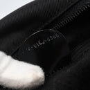 GUCCI Bamboo Hand Bag Nylon Black Silver Auth bs32825-21
