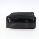 GUCCI Bamboo Hand Bag Nylon Black Silver Auth bs32825-9