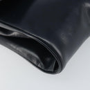 LOEWE Shoulder Bag Leather Navy Gold Auth bs32826-14