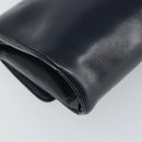 LOEWE Shoulder Bag Leather Navy Gold Auth bs32826-16