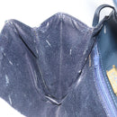 LOEWE Shoulder Bag Leather Navy Gold Auth bs32826-19