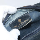 GUCCI GG Supreme Sherry Line Shoulder Bag PVC Red Navy 68 001 3654 Auth bs32828-10