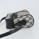 GUCCI GG Supreme Sherry Line Shoulder Bag PVC Red Navy 68 001 3654 Auth bs32828-4
