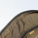 FENDI Zucca Canvas Hand Bag Black Brown Auth bs32830-10