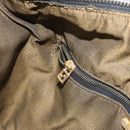 FENDI Zucca Canvas Hand Bag Black Brown Auth bs32830-23
