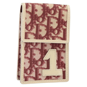 Christian Dior Trotter Canvas Pouch Red Auth bs32831