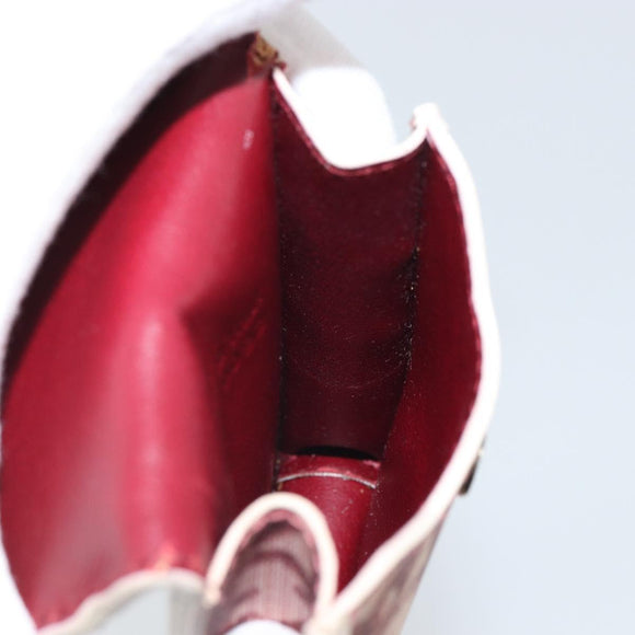 Christian Dior Trotter Canvas Pouch Red Auth bs32831