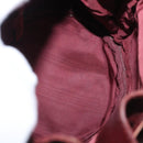 CARTIER Must Line Shoulder Bag Leather Bordeaux Gold Auth bs32835-11