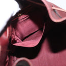CARTIER Must Line Shoulder Bag Leather Bordeaux Gold Auth bs32835-20