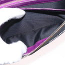 Christian Dior Canage Long Wallet Patent leather Black Gold Auth bs32844-20