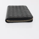 Christian Dior Canage Long Wallet Patent leather Black Gold Auth bs32844-3