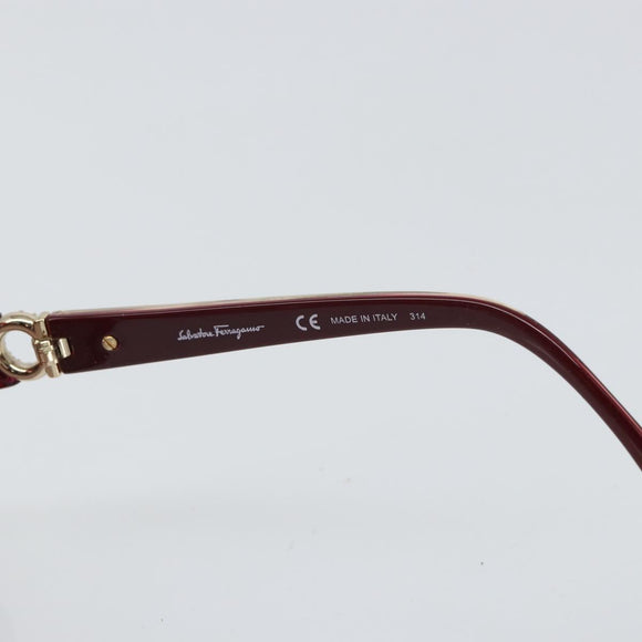 Salvatore Ferragamo Sunglasses plastic Red Auth bs32845