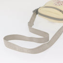 CHANEL Sports Line Shoulder Bag Nylon White Silver CC Auth bs32848-7