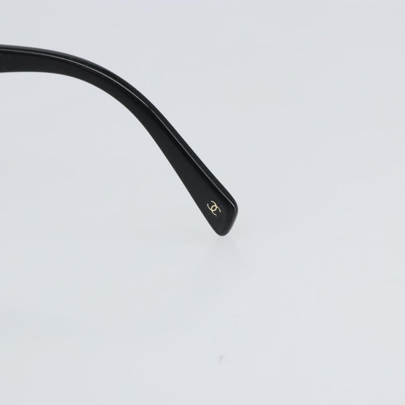 CHANEL Sunglasses plastic Black CC Auth bs32851
