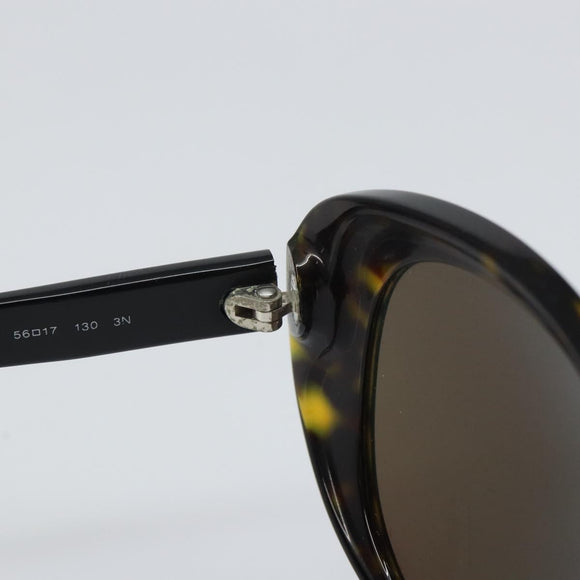 CHANEL Sunglasses plastic Black CC Auth bs32851