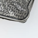 CHANEL Unlimited Tote Bag Nylon Silver CC Auth bs32854-12