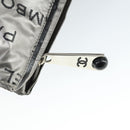 CHANEL Unlimited Tote Bag Nylon Silver CC Auth bs32854-14