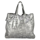 CHANEL Unlimited Tote Bag Nylon Silver CC Auth bs32854-3