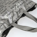 CHANEL Unlimited Tote Bag Nylon Silver CC Auth bs32854-6