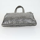 CHANEL Unlimited Tote Bag Nylon Silver CC Auth bs32854-9