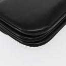 CELINE Shoulder Bag Leather Black Gold Auth bs32857-12