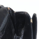 CELINE Shoulder Bag Leather Black Gold Auth bs32857-18