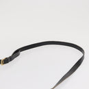 CELINE Shoulder Bag Leather Black Gold Auth bs32857-8