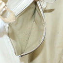 VALENTINO Hand Bag Leather 2way White Gold Auth bs32858-24