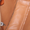 CELINE Macadam Canvas Shoulder Bag PVC Brown Gold Auth bs32861-18