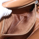 CELINE Macadam Canvas Shoulder Bag PVC Brown Gold Auth bs32861-23