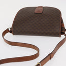 CELINE Macadam Canvas Shoulder Bag PVC Brown Gold Auth bs32861-6
