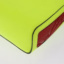 Christian Louboutin Hand Bag Leather Light Yellow Silver Auth bs32862-10