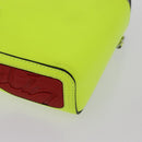 Christian Louboutin Hand Bag Leather Light Yellow Silver Auth bs32862-11