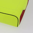 Christian Louboutin Hand Bag Leather Light Yellow Silver Auth bs32862-12