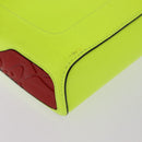 Christian Louboutin Hand Bag Leather Light Yellow Silver Auth bs32862-13